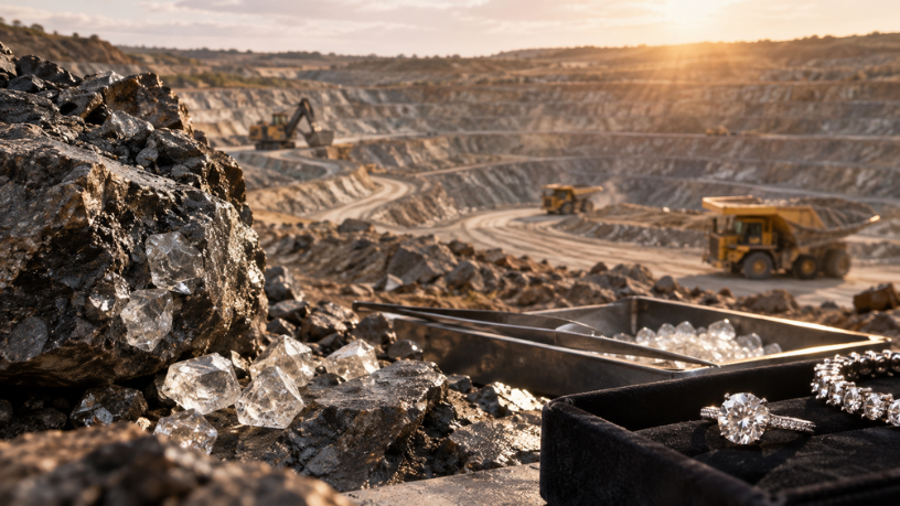 Como diamantes, joias e mineração se conectam no setor mineral?